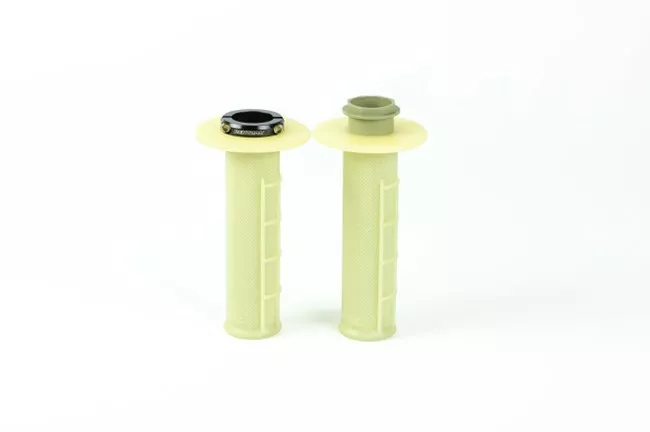 Renthal MX R-Works Lock-On Grips Kevlar Half Waffle - Moottoripyörän kahvakumit - D520406 - 1