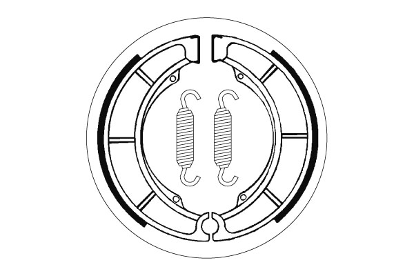 Sbs Jarrukengät - Moottoripyörän jarrukengät - D2426 - 1