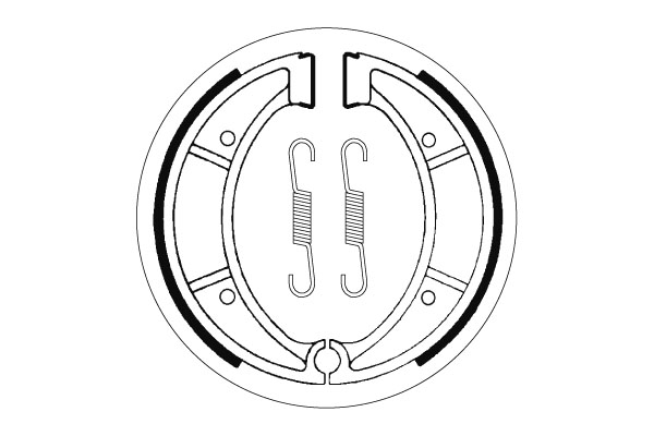 Sbs Jarrukengät - Moottoripyörän jarrukengät - D2436 - 1