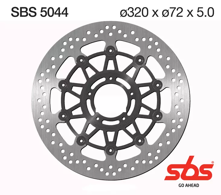 Sbs Jarrulevy Standard - Moottoripyörän jarrulevyt - D241676 - 1