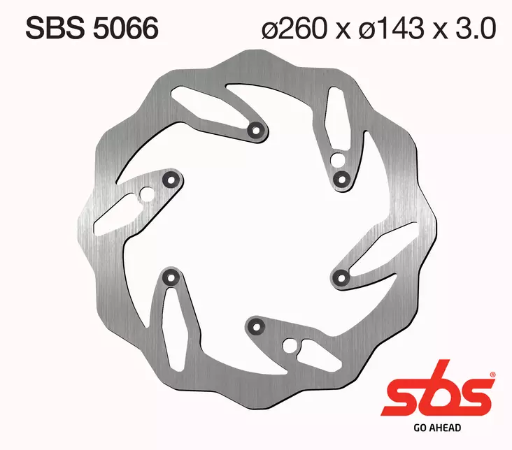 Sbs Jarrulevy Standard - Moottoripyörän jarrulevyt - D241696 - 1