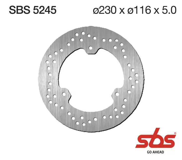 Sbs Jarrulevy Standard - Moottoripyörän jarrulevyt - D241846 - 1