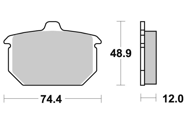 Sbs Jarrupalat Carbon Tech - Moottoripyörän jarrupalat - D220736 - 1