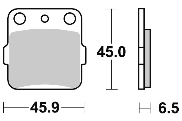 Sbs Jarrupalat Ceramic - Moottoripyörän jarrupalat - D220766 - 1
