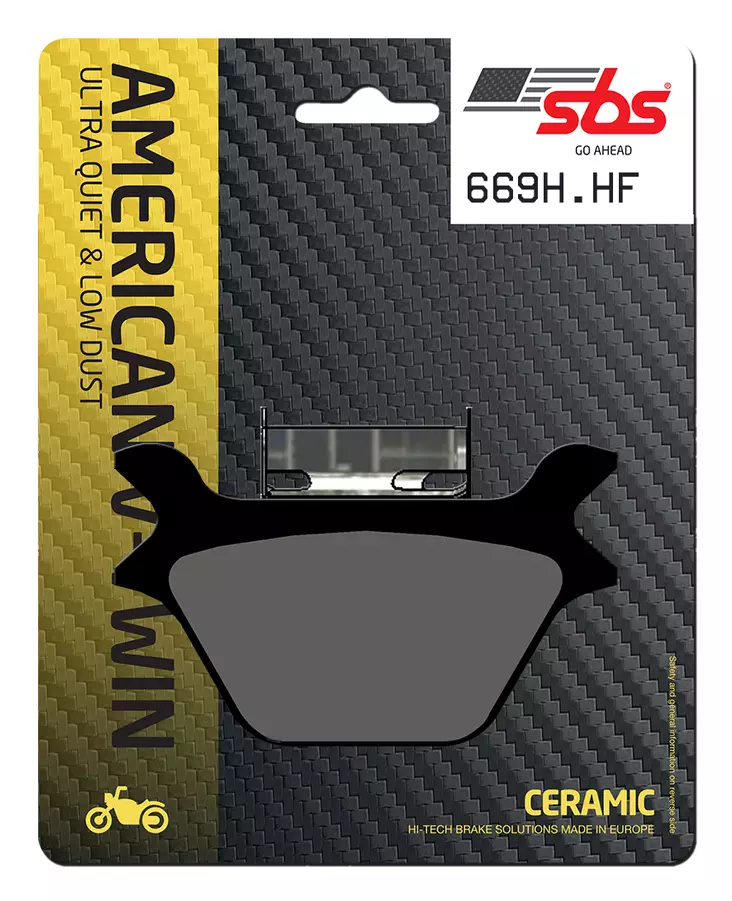 Sbs Jarrupalat Ceramic - Moottoripyörän jarrupalat - D91506 - 1