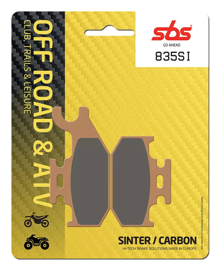 Sbs Jarrupalat Sintered Offroad - Moottoripyörän jarrupalat - D65806 - 1