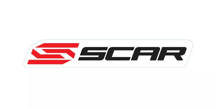 Scar Bike Stickers - Dimensions : 120*20mm - Pack of 5 stickers - Muut tarrasarjat - D480806 - 1