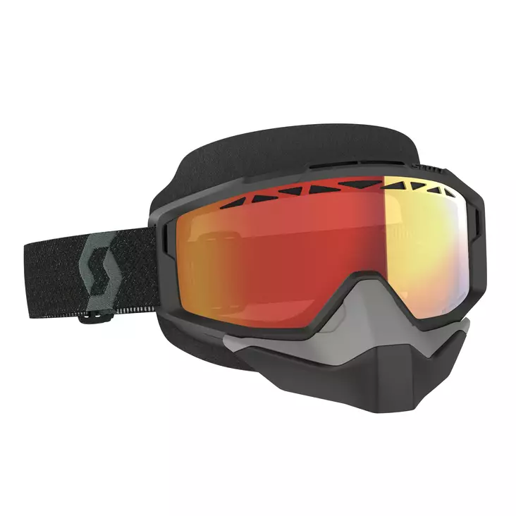 Scott Goggle Split OTG Snow Cross LS black light sensitive red chrome - Kelkkailu ajolasit & linssit - D402966 - 1