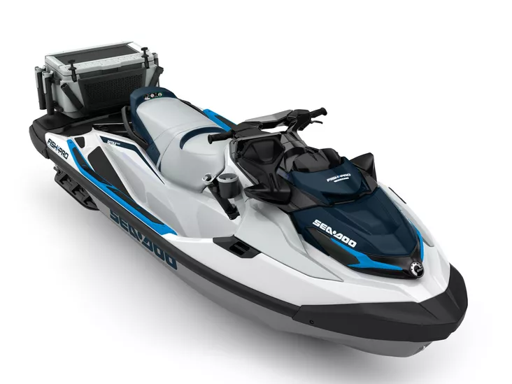 Sea-Doo 26 Fish Pro Sport 170 White / Gulfstream Blue iDF 7.6 in. Digital Displa - Sea-Doo Kalastus 2026 - 142726 - 1