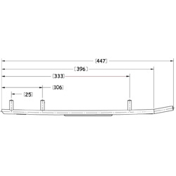 Sno-X Ripper Four Ohjausrauta pari 4" Kovametalli - Moottorikelkan ohjausraudat - D10826 - 1