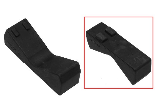 Sno-X Suksen kumipuskuri Polaris Axys Gripper 2016- - Moottorikelkan suksenkumit - D356736 - 1