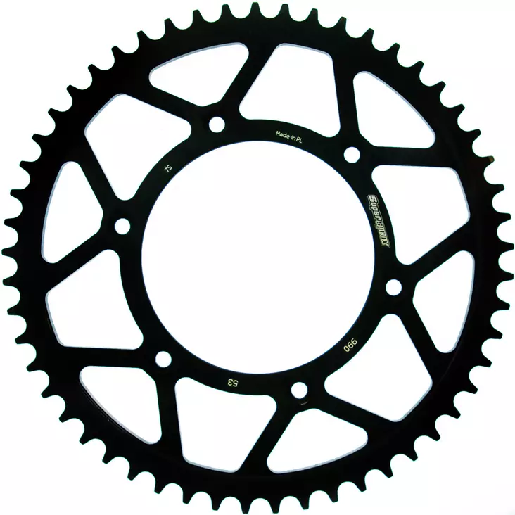 Supersprox Teräs takaratas KTM/Husqv./Husab. Musta 53 - Moottoripyörän takarattaat - D211766 - 1