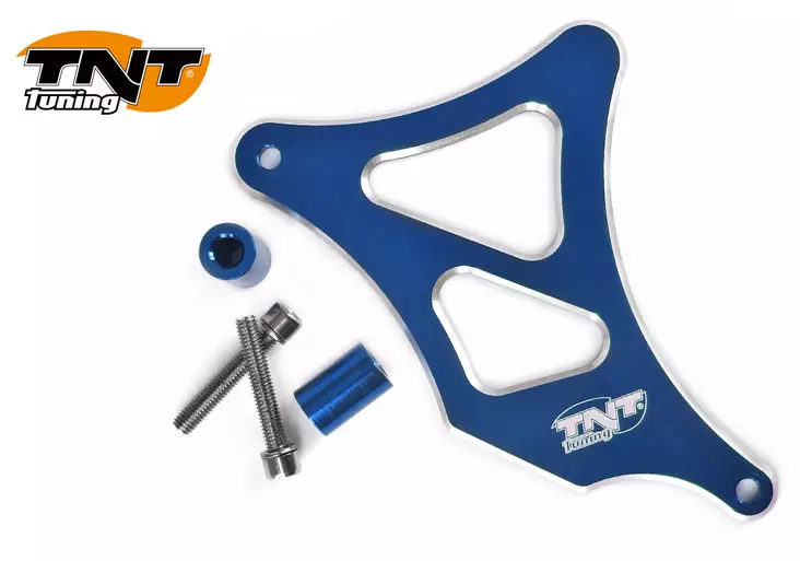 TNT Eturattaan suoja Alumiini Sininen AM6 - Mopon Moottorin suojat - D118576 - 1