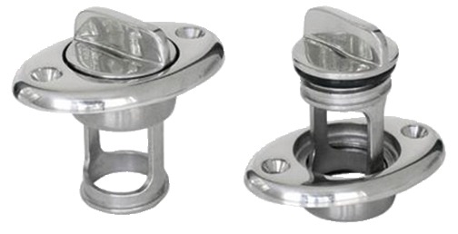 Tyhjennystulppa 43x64mm Ø32mm AISI 316 - Pohjatulpat - D124316 - 1