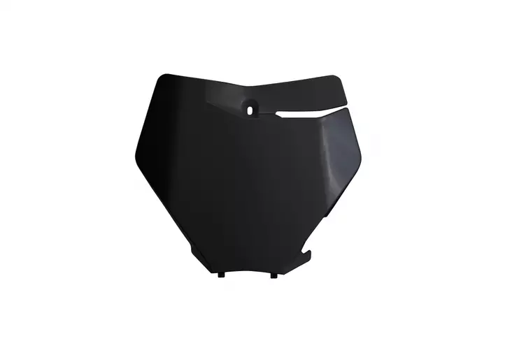UFO Etunumerokilpi KTM125-525 SX/SXF 2019-22 Musta 001 - Moottoripyörän numerokilvet - D383446 - 1