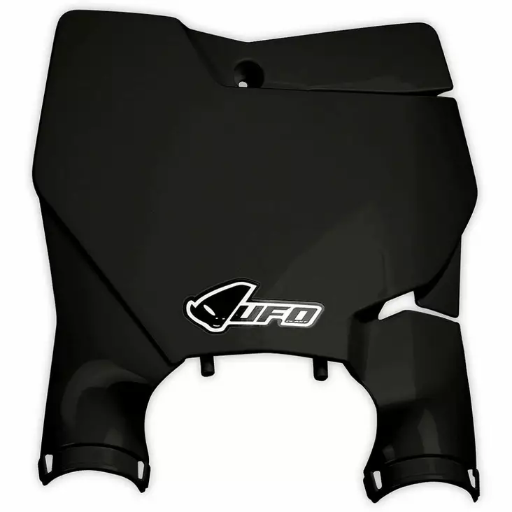 UFO Stadium Front number plate KTM 125/450 SX/SX-F 16- Black 001 - Moottoripyörän numerokilvet - D251286 - 1