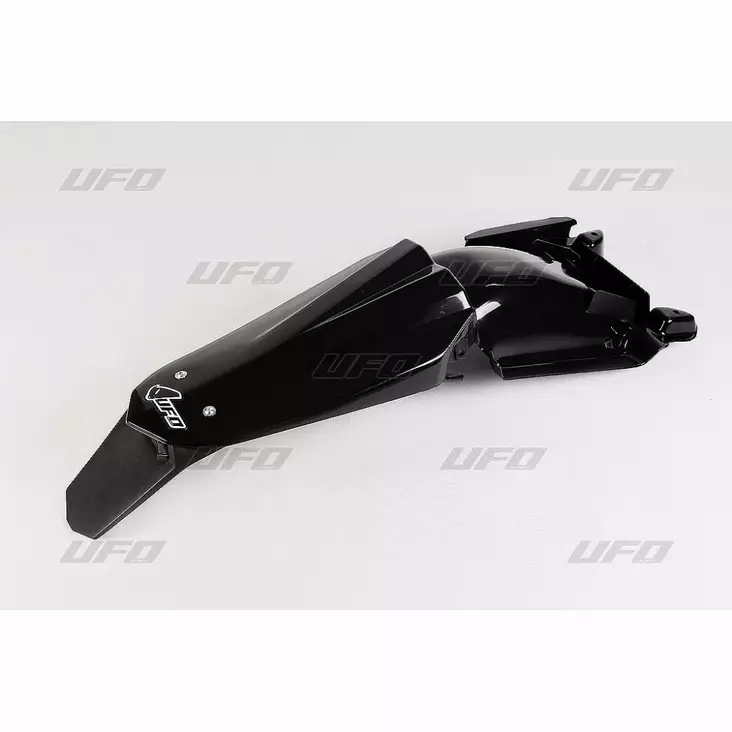 UFO Takalokasuoja Enduro takavalolla HVA TC/TE250-510 08- Musta 001 - Moottoripyörän lokasuojat - D219256 - 1