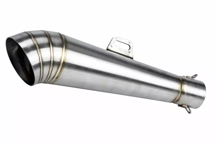 Vaimennin 1 GP Silencer Stainless Steel 51MM Handmade (1 kpl) - Moottoripyörän äänenvaimentimet - D253946 - 1
