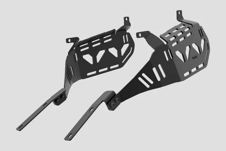 Yakk EXP Side pannier luggage rack Kove 800X (24-) black - Moottoripyörän laukkujen kiinnityssarjat - D548736 - 1