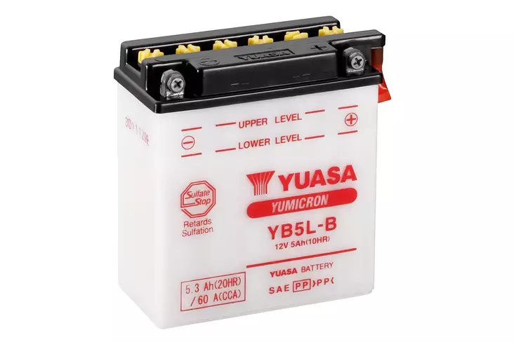 Yuasa akku YB5L-B (cp) Happopatruuna mukana (6) - Akut - D756 - 1