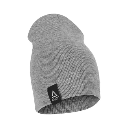 AMOQ Beanie Fold-Up Harmaa - Pipot & lippikset - D499317 - 1