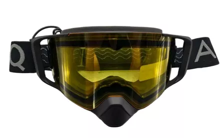 AMOQ Burner goggles Magnetic Dual Lens HEATED, yellow - Kelkkailu ajolasit & linssit - D524147 - 2
