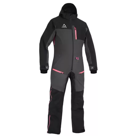 AMOQ Dynamic W's Haalari Musta/Harmaa/Pinkki - Kelkkailuhaalarit / Mono Suits - D521517 - 1