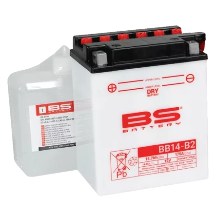 BS Battery BB14-B2 (cp) Conventional Dry charged - Akut - D262697 - 1