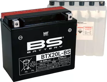 BS Battery BTX20L-BS MF (cp) Maintenance Free - Akut - D262577 - 1