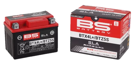 BS Battery BTX4L+/BTZ5S (FA) SLA - Sealed & Activated - Akut - D262607 - 2