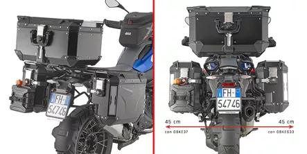 Givi Pannier Holder Bmw R1300Gs (2024) - Moottoripyörän laukkujen kiinnityssarjat - D501527 - 1