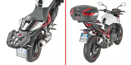 Givi Specific rear rack H0NDA CB750 HORNET (23) - Moottoripyörän laukkujen kiinnityssarjat - D485517 - 1