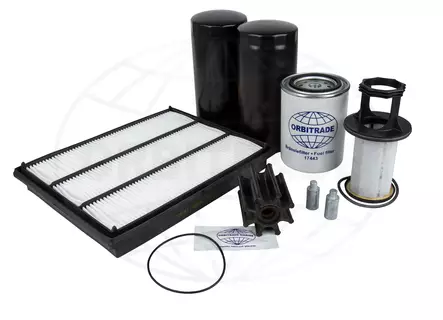 Orbitrade Huoltosarja D6 - Veneen Sisäperämoottorin osat - D183217 - 1