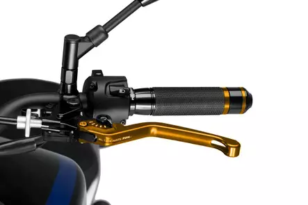 Puig Unfoldable Clutch Lever 3.0. C/Gold Selector C/Bla - Moottoripyörän vivut ja vivunrungot - D358537 - 1