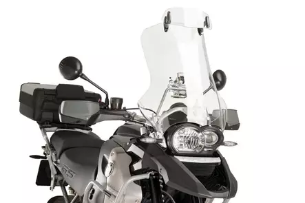 Puig Visor Multiadjustable Clip-On 230X90Mm. C/Clear - Moottoripyörän tuulisuojat - D230057 - 1