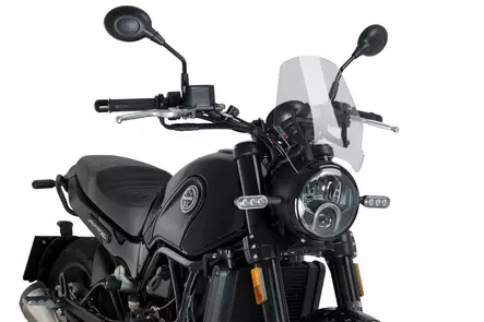 Puig Winds.New Generation Benelli Leoncino 500 C/Clear - Moottoripyörän tuulisuojat - D303037 - 1