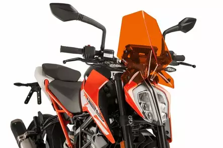 Puig Winds. New Generation Ktm 125/390 Duke 17-23' C/Orange - Moottoripyörän tuulisuojat - D302667 - 1