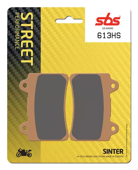 Sbs Jarrupalat Sintered - Moottoripyörän jarrupalat - D2607 - 2