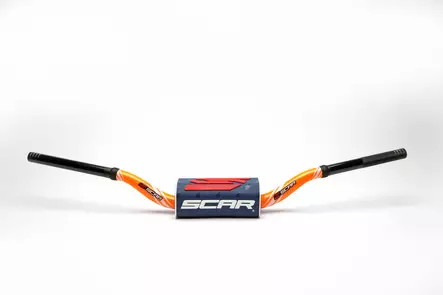 Scar Handlebar O² COLOR Ø28,6 (1 1/8”) - McGrath/Short Ktm - ORANGE Bar - DARK B - Moottoripyörän ohjaustangot - D480667 - 1