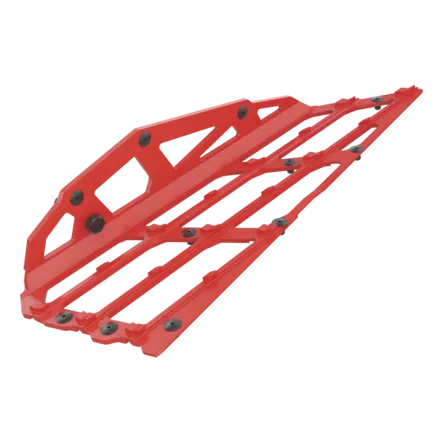 TUNNEL STIFFENER SUMMIT X RED - Ski-Doo Pohjapanssari & vahvikkeet - 115977 - 1