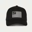 Alpinestars Hat Flag Snapback Black/Black One Size - Pipot & lippikset - D512587 - 5