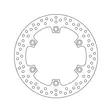 Brembo Serie Oro jarrulevy - Moottoripyörän jarrulevyt - D122877 - 1