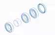 Camso UTV 4S1 Hub axle S-Kit 3 Bearings - Mönkijän telasarjojen varaosat - D311987 - 1