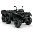 CAN-AM 25 Outlander 6X6 XU+ T - Side Wall 650 Tundra Green T2b - 60km/h - Can-Am ATV 2025 - 136987 - 1