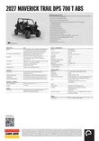 Can-Am 27 Maverick Trail DPS 700 T2b ABS Granite Grey - Can-Am mönkijät 2027 mallisto - 146987 - 3