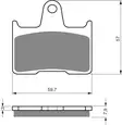 GOLDFREN Jarrupalat 148 Ceramic Carbon S3 - Moottoripyörän jarrupalat - D227967 - 1