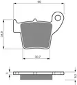 GOLDFREN Jarrupalat 176 Ceramic Carbon K1 - Moottoripyörän jarrupalat - D227827 - 1