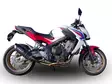 GPR Honda Cb 650 F 2014/16 EC-Approv. full line exhaust Furore Nero - Moottoripyörän pakoputkistot - D423347 - 10