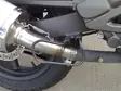 GPR Kymco Quannon 125 2007/16 EC-Approv. slip-on exhaust Satinox - Moottoripyörän äänenvaimentimet - D428077 - 4