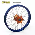 Haan wheel SX&SXF 23- 19-2,15 ORANGE HUB/BLUE RIM/BLACK SPOKES AND NIPPLES - Moottoripyörän täydelliset vanteet - D465677 - 1